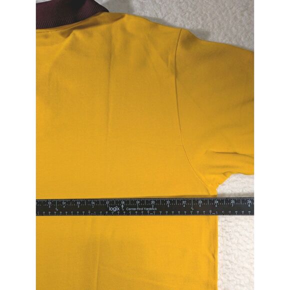 Adidas ASU Fiesta Bowl Reunion Mens XL Gold Maroon Polo Arizona State Sun Devils - Picture 6 of 9